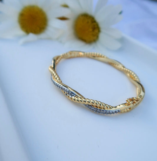 Pave Twist Bracelet